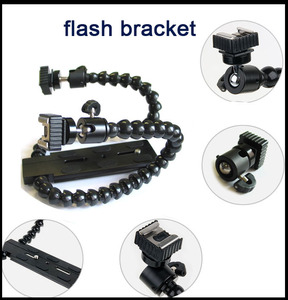 Soporte de Flash <span class=keywords><strong>Octopods</strong></span> Arm Studio Macro Twin Speedlight para Cámara - Product Image 3