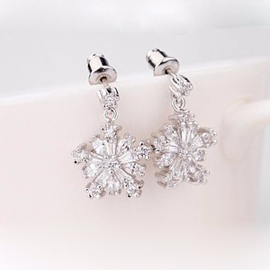 Teemi 2015 <span class=keywords><strong>las</strong></span> mujeres de moda de la versión coreana de la nueva manera caliente Accesorios de diseño copo de nieve pendientes c - Product Image 4