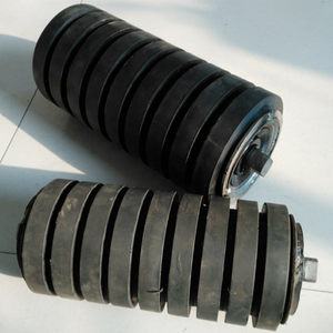 6 inç Dia amortisör kauçuk kaplı konveyör silindirleri - Product Image 6