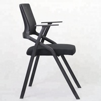 Chaise de bureau d'entraînement pliable en maille pour étudiants