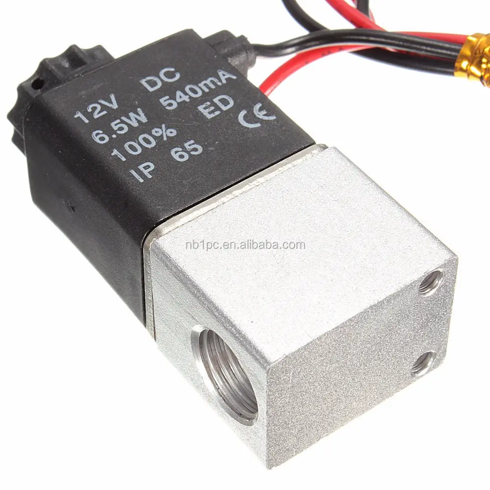 3.5mm Flow Bore 2V035-06 12V DC 1/8" High Quality Solenoid Valve for Water Air Gas 2/2 Way