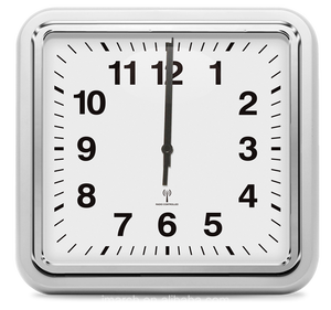 Horloge murale analogique à quartz classique en plastique multicolore de grande taille Décoration - Product Image 1