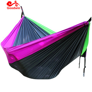 <span class=keywords><strong>Precio</strong></span> de fábrica nueva <span class=keywords><strong>hamaca</strong></span> de nailon <span class=keywords><strong>doble</strong></span> con dos correas y mosquetones de árbol, 600lbs - Product Image 3