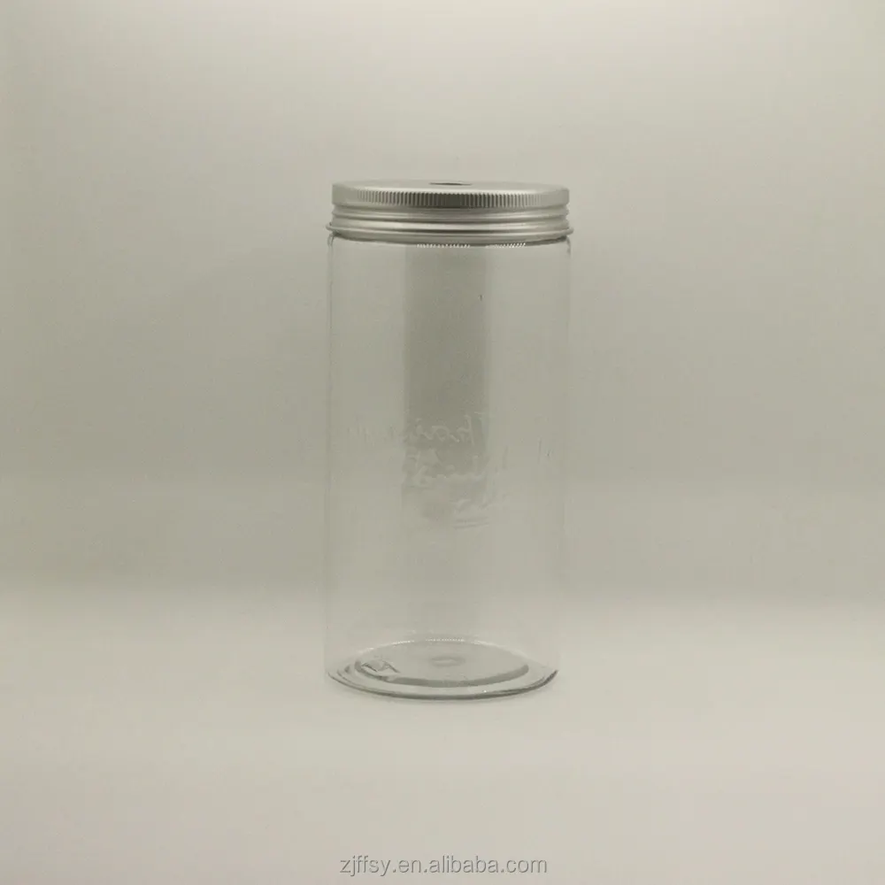New product soda juice drinking water bottles plastic type milk tea bottle mason drink jar with straw cap