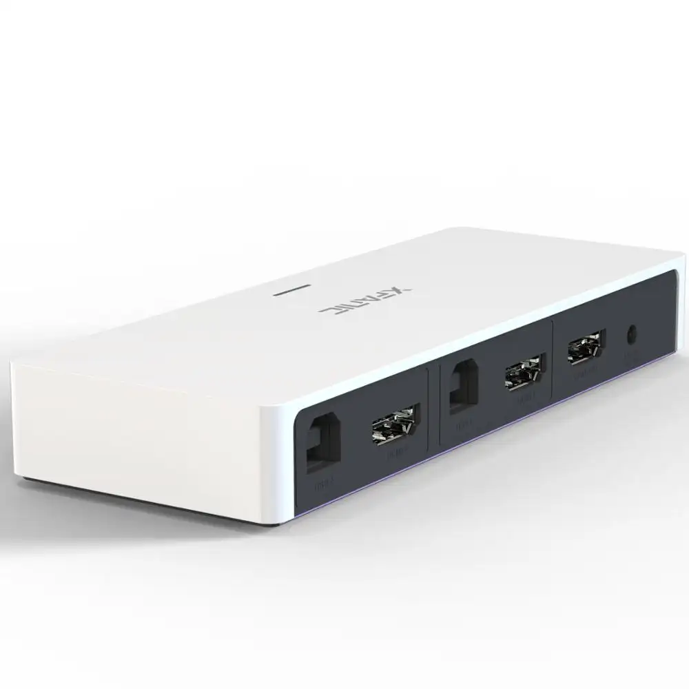 Baru Desain Terbaik Penjual KVM Video Scaler 3-Port Splitter 4 K Ultra HD KVM Switches