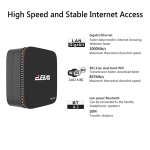 อินเทลอพอลโลทะเลสาบเซเลอรอน AK1,มินิพีซี Win10 4GB 64GB SSD Dual HD Power On Line รองรับ <span class=keywords><strong>J3455</strong></span> G 5G Wi-Fi รุ่นใหม่ล่าสุดปี2.4 - Product Image 4