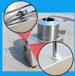 Industrielle fruits légumes éplucheur de peau petit électrique pomme de terre carotte peeling machine à laver - Product Image 4