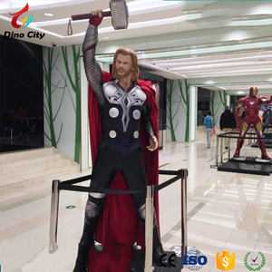 Film hero en fiber de verre vie taille <span class=keywords><strong>superman</strong></span> statue - Product Image 3