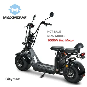 Europe warehouse to door 2019 best selling powerful 1000w 60v citycoco 2 seat electric motorcycle scooter