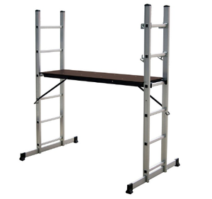 Échafaudage en aluminium d'occasion, <span class=keywords><strong>escalier</strong></span> d'échafaudage, échelle plateforme en aluminium - Product Image 1