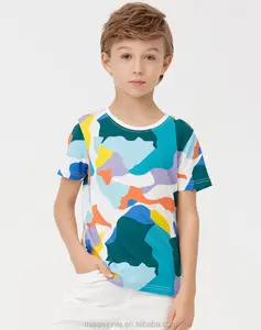 아이 t-셔츠 도매 어린이 카모 t 셔츠 아기 소년 이름 독특한 사진
