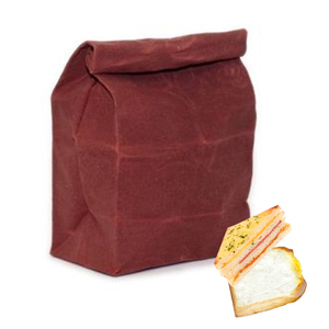 Encerado lona comida bolsa de algodón de alta calidad almuerzo organizador bolsa - Product Image 1