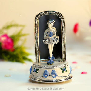 Resina creativa rotación de la bailarina caja de música - Product Image 1