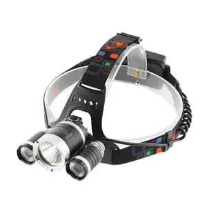 Hersteller Großhandel Outdoor Leistungs starke wiederauf ladbare XPE T6 Kopf Taschenlampe 3 * XML-T6 1000 Lumen LED Scheinwerfer