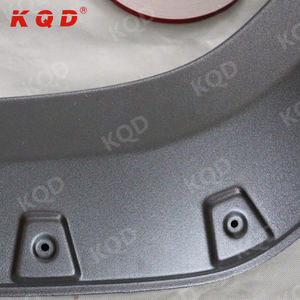Nouveaux accessoires de voiture noir abs en plastique roue garde-boue fusées pour Toyota Hilux Vigo Champ