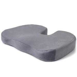 Memori Busa Ekor Bantal Yang Dapat Dilepas Mesh Cover untuk Kursi Roda, Kursi Mobil, Kehamilan <span class=keywords><strong>Tailbone</strong></span> <span class=keywords><strong>Pain</strong></span> <span class=keywords><strong>Relief</strong></span>, HITAM - Product Image 6