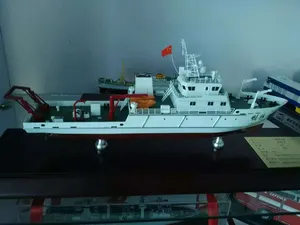 20 cm panjang resin kapal perang model diecast plastik jelas untuk tampilan grosir