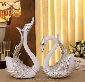Regalos para Parejas, Figura <span class=keywords><strong>de</strong></span> Cisne <span class=keywords><strong>de</strong></span> Poliresina, Pareja Enamorada, para Decoración <span class=keywords><strong>de</strong></span> Interiores - Product Image 2