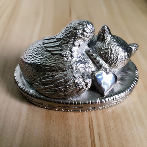 Sevimli Modern Çevre Dostu Kedi Melek Evcil Hayvan Urnesi - Product Image 4
