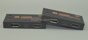 Mini <span class=keywords><strong>DisplayPort</strong></span> DP thunderbolt DP <span class=keywords><strong>Displayport</strong></span> <span class=keywords><strong>HDMI</strong></span> à <span class=keywords><strong>HDMI</strong></span> Conversion Switcher box 4 K USB pour l'alimentation - Product Image 4