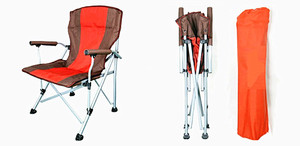 مريحة في الهواء الطلق للطي النسيج كرسي تخييم مع حقيبة حمل - Product Image 2