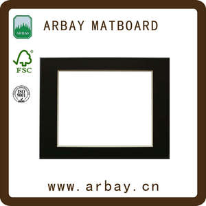 Bán chạy nhất 8x10 lõi trắng Khung ảnh giấy matboard Đen cho khung - Product Image 6