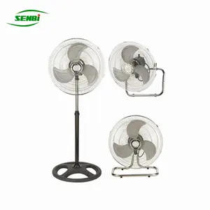 Ventilador de pared 3 en 1 de 18 pulgadas con motor potente y soporte de viento, ventilador eléctrico de la mejor calidad