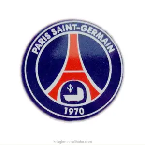 Customized Stainless Steel Offset Printing With Epoxy Badge For Paris Saint-germain