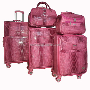 5 Chiếc 4 Bánh Xe Pu Du Lịch Với Bánh Xe Da Hành Lý Độc Đáo - Product Image 1