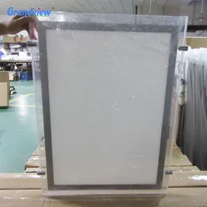 A0 single face 3d acrylic photo frame led crystal light box display sign