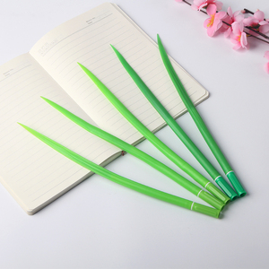 Funny Design Leaf Shape Ball <strong>Pen</strong> Cute <strong>Grass</strong> Gift Plastic <strong>Pen</strong> for Kids - Product Image 2