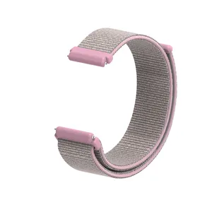 Holdmi marque usine <span class=keywords><strong>prix</strong></span> de gros 7054 nylon série rose sable couleur fit bit remplacement bracelet de montre pour versa - Product Image 1