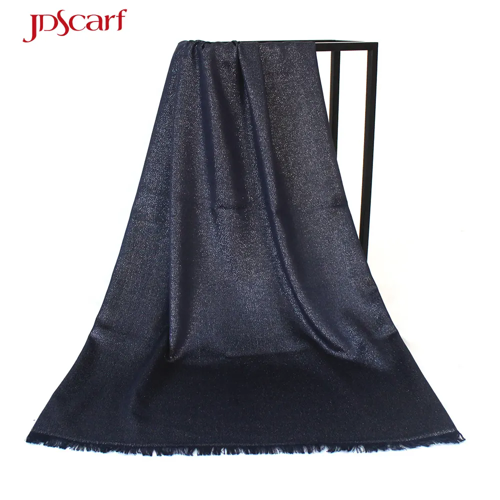 black wrap men's pashmina mens scarf shawls islamic navy blue shawl