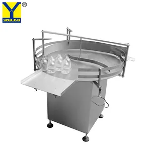 XZJ-2A High Speed Tin Can Rotary Bottle Feeding Turntable Unscrambler Sorter Machine for Filling Labeling Machine