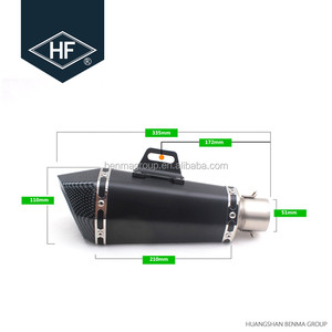 Silenciador de escape de motocicleta de acero inoxidable CBR <span class=keywords><strong>ER6N</strong></span> GSF XT660 51mm - Product Image 6
