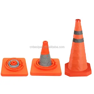 Cone de tráfego pop up/cone de segurança retrátil/dobrável cone de tráfego 30-70cm