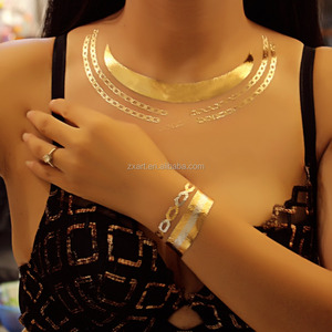 Tribu <span class=keywords><strong>de</strong></span> <span class=keywords><strong>la</strong></span> <span class=keywords><strong>novia</strong></span> oro tatuajes, partido nupcial diseños - Product Image 6