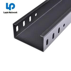 Lepin wireways and cable tray sgs rohs iso9001 solid bottom cable tray hot dip galvanizing power coating for solid