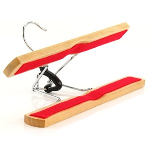 Copri Appendiabiti per Parrucche in Legno Personalizzato 26 Pollici, Impermeabile, Bianco con Bordi Rosa, per Viaggi ed Estensioni Capelli - Product Image 2