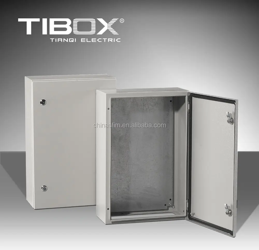 Control Box TIBOX Electrical Distribution Control Panel Board IP66 Wall Mounting Electric Supplies Metal Box