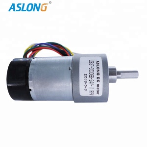 Mini moteur électrique à engrenages cc JGB37-3530GB avec encodeur et couvercle Moteur à engrenages cc 37mm Sortie d'arbre excentrique pour bricolage - Product Image 3