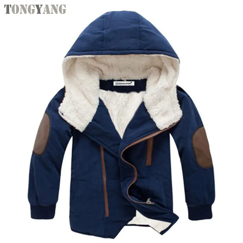 TONGYANG Kids coat 2019 Autumn Winter Boys Jacket for Boys Children Clothing Hooded Outerwear Baby Boy Clothes