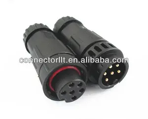 6-pins waterdichte connector