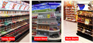 ซูเปอร์มาร์เก็ตสั้นขายปลีกชั้นวางสำหรับ <span class=keywords><strong>Candy</strong></span> <span class=keywords><strong>Shop</strong></span> และซูเปอร์มาร์เก็ต - Product Image 4