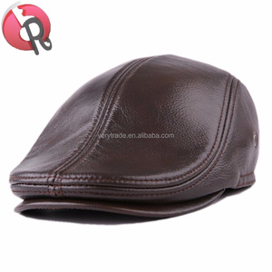 Sombrero de hiedra para hombre, de cuero auténtico, para Golf, conducción, Ascot, plano, caballero, newsboy, 100% - Product Image 2