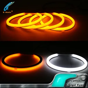 Cotton led halo ring for Audi A4 B6 2000 - 2006 dual color led Angel eyes