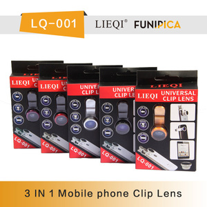LQ-001 3 en 1 lente gran angular 180 ojo de pez macro de <span class=keywords><strong>la</strong></span> lente de contacto lente de <span class=keywords><strong>la</strong></span> cámara cubierta para el teléfono - Product Image 6