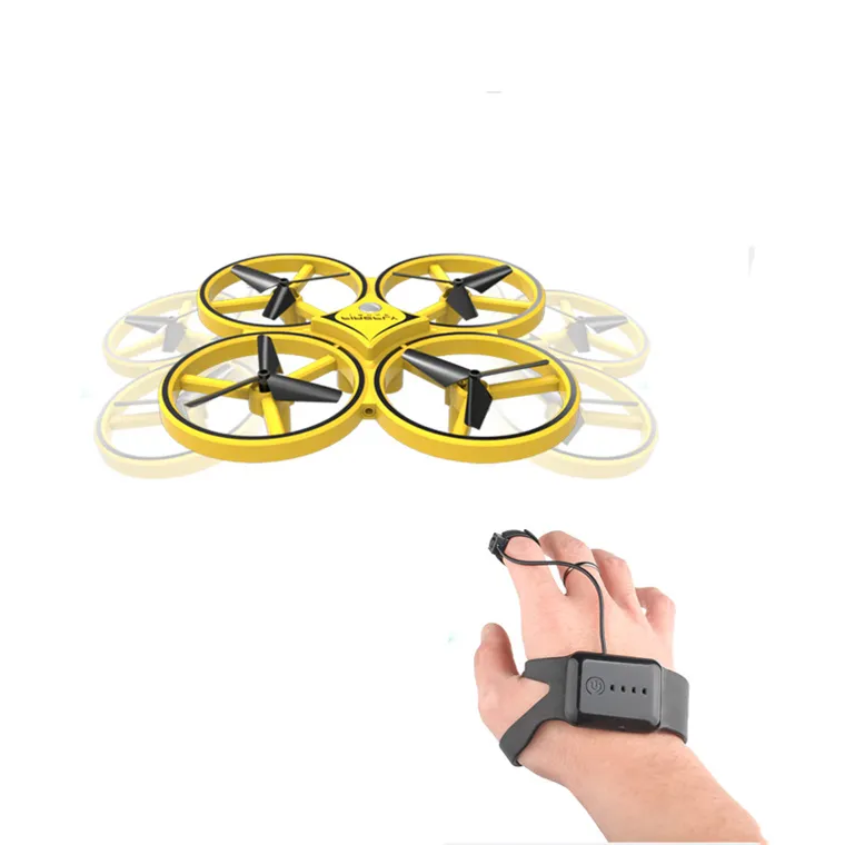 2019 New Drone Mini Foldable Quadcopter Watch Design Watch Drone RC aircraft Toys For kids Gift/