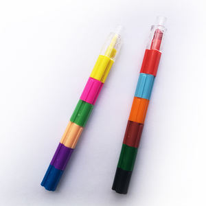 مجموعة أقلام تلوين متعددة النقاط للأطفال مكونة من 6 قطع - غير سامة وقابلة للمسح وذات قدرة رسم سلسة - Product Image 3