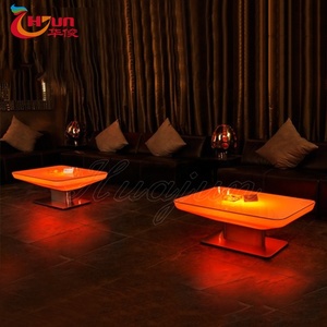 Color Changing Illuminated <strong>Square</strong> Led Light Furniture <strong>Side</strong> Coffee <strong>Table</strong> - Product Image 5